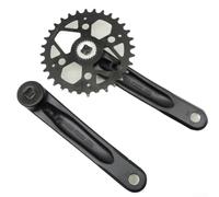 Aluminum Alloy 32T Crankset 175mm Cold-Forged Steel | Fits 7-8-9-10 speed systems, for versatile compatibility, for mountain bike upgrade, easy installation, standard fit