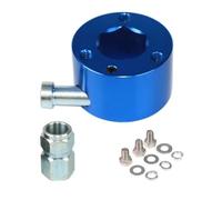 Aluminum Alloy 360 Degree Car Steering Wheel Quick Release Disconnect Hub Adapter Snap Off YIJIAVSX(Blue)