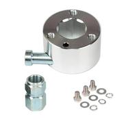 Aluminum Alloy 360 Degree Car Steering Wheel Quick Release Disconnect Hub Adapter Snap Off YIJIAVSX(Silver)