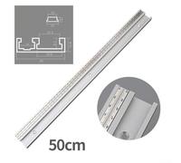 Aluminum Alloy 45° T-Slot Miter Track for Removable Scale Bar for Router Tables, Table Saws & Bandsaws - 40 cm / 50 cm / 60 cm (1 pc)(50cm)