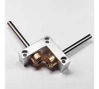 Aluminum Alloy 4mm 5mm Right Angle Rotator Gearbox 90 Degree 1:1 Gear Ratio Compact Design with Dual Shaft Configuration (4mm To 4mm)