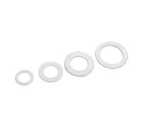 Aluminum Alloy 6061 M3 M5 M6 M8 M10~ M30 Gasket Ultra-thin Metal Screw Flat Washer Standard Thickness-Increasing Meson Washer(M3x7x0.5 (100pcs))