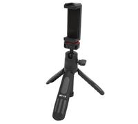 Aluminum Alloy & ABS Desktop Tripod with 360° Ball Head, for Live Broadcasting and Video Recording, Travel Selfie Stick Tripod