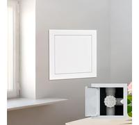 Aluminum Alloy Access Panel Door for Wall & Ceiling Click Open Attic Access Panel (7.8x17.7in) - Effortless Drywall Installation & OperationMetal Access Door