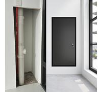 Aluminum Alloy Access Panel for DrywallSecure Lock Inspection Door F Mount Cover for HVAC Plumbing Gas Water & Electrical Service (Black 22x32in/55x80cm)