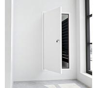 Aluminum Alloy Access Panel with Lock, 18mm Thickened Bathroom Service Wall Hole Cover for Drywall Ceiling HVAC Plumbing Electricity Alarm Wall Inspection Hatch(24x32in/61x81cm)