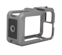 Aluminum Alloy Action Camera Cage for Osmo Action 4 3 with Dual Cold Shoe Interface, Quick Release, Lightweight