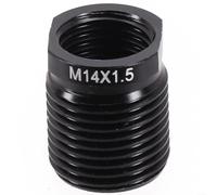 Aluminum Alloy Adapter for Shift Knob, Inside Thread, High/Low Temp Resistance, Black, Accessories (M14*1.5)