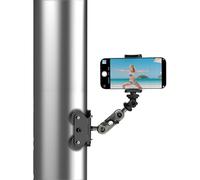 Aluminum Alloy Adjustable Smartphone Bracket - Camera Mount For Fence | Tennis Camera Fence Post Mount | For Women Men Teens Adults Recording Baseball Softball Badminton Football Basketball