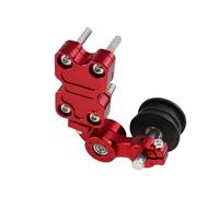 Aluminum Alloy Adjuster Chain Tensioner Roller For Motorcycle Chopper ATV Black Red Silver Blue(Red)