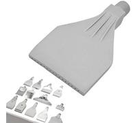 Aluminum Alloy Air Blowing Nozzle Replacement for Blowers and Oil Applications, Easy Installation Maintenance, 1/4 Inch F-Type Sturdy Compressor Spray 2pcs 16-Hole Stainless Steel (Matte)