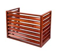 Aluminum Alloy Air Conditioner Fence, Air Conditioner External Machine Cover Shutter Air Conditioner Protection Cover Outdoor Air Conditioning Frame