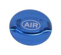 Aluminum Alloy Air Gas Valve Cap Bicycle Front Suspension Fork Accessory Compatible with FOX for DT MTB Bike Component Replacement Part(Blue)