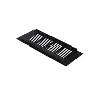 Aluminum Alloy Air Vent 200mm Length Rectangle Ventilation Grille Louvered Grill Cover for Wardrobe Shoes Cabinet Sink Kitchen Wall Ceiling and Floor