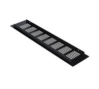 Aluminum Alloy Air Vent 350mm Length Rectangle Ventilation Grille Louvered Grill Cover for Wardrobe Shoes Cabinet Sink Kitchen Wall Ceiling and Floor