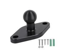 Aluminum Alloy AMPS to 17mm Ball Adapter, Drill Mount Ball Plate Base Meets Industry Standard AMPS Hole Pattern,Compatible with Garmin Nuvi Dezl Drive Drivesmart Zumo RV and More