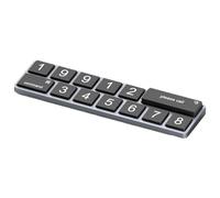 Aluminum Alloy and ABS Digital Keypad Parking Number Sign for Secure Information Hiding Shopping Malls Buildings Privacy Protective Number Display