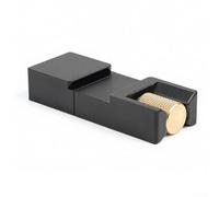 Aluminum Alloy and Stainless Steel Scribe Gauge with Clear Scale Readings and Secure Ruler Attachment System (a)