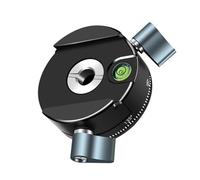 Aluminum Alloy Arcas Swisses Tripods Head 360 Smooth Rotation Quick Release Mount with Bubble Levels 5kg Capacity for DSLR Cameras Arcas Swisses Panoramic Clamp