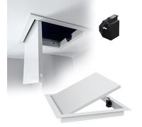 Aluminum Alloy Attic Access Panel 45x45cm - Push Open Ceiling & Wall Cover for Concealing Pipes & Holes - Durable Sheetrock Plumbing Access Door