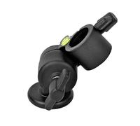 Aluminum Alloy Axis Lock Universal Horizontal Bracket Camera Support Adapter 180 Rotatable Gimbal Accessory with 38 Screw Port