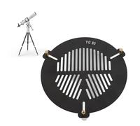 Aluminum Alloy Bahtinov Mask for Telescope Focusing, Optimal Focus, Easy Mounting, Lightweight Design, 3 Metal Post Mounting Design, Wide Application, Suitable for Various Types