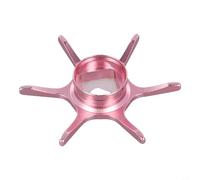 Aluminum Alloy Baitcast Reel Brake Unload Wrench with 6-Point Star Style - 60mm Diameter 6.2g - Compatible with for Metanium Dc/Antares/for curado//for Scorpion Series(Pink)