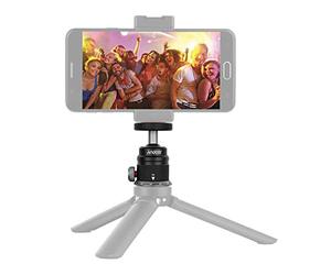 Aluminum Alloy Ball Head, 360° Rotation Mini Tripod Head with U Shape Slot for Cameras, Universal 1/4in Screw Mounting Compatibility