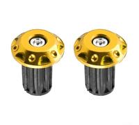 Aluminum Alloy Bar End Weights 31mm for Motorbike Safety(GOLD) | CNC aluminum alloy, anti-drop protection, crash resistant, 31x40x18mm size, fits 7/8 inch bars