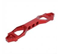 Aluminum Alloy Battery Clamp for Automotive Use Featuring Dual Size Configuration to Accommodate Varied Battery Layouts (Long Red)