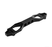 Aluminum Alloy Battery Clamp for Secure Battery Positioning in Vehicles with Varying Under Hood Space Constraints (Long Black)