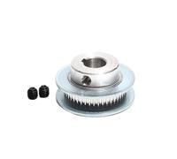 Aluminum Alloy Belt Pulley S2M-45T 8/10/12/14/15mm Bore Transmission Pulley with Keyway S2M 45Teeth Pulley(Bore 15mm Key 5x2.3,7mm)