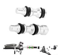 Aluminum Alloy Bicycle Brake Lever Piston Repair Kit, Lightweight Silver Replacement Part for SRAM Guide R/RS/RSC, DB5, Level T/TL/TLM/ULT, Guide T/RE (SHORT)