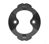 Aluminum Alloy Bicycle Computer Mount Replacement Base for Garmin Edge 540/840,Lightweight 3D Printed Holder Bracket Repair Part with Screws,Gray-(Aluminum alloy)