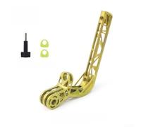 Aluminum Alloy Bicycle Cup Holder 17g Compact Design | Ultra-light 17g metal alloy, dual water bottle and camera mount, secure screw fixation, 14cm compact size(gold)