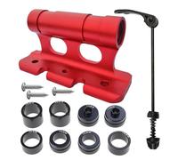 Aluminum Alloy Bicycle Fork Mount Car Roof Rack Mount Road Bike Bracket Holder Bicycle Front Fork Fixed Clip Car Roof Carry Rack Quick Release Bike Holder