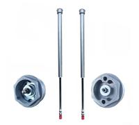Aluminum Alloy Bicycle Fork Oil Pump For Suspension Service Hand Operated Or Cable Line Damping Adjustment Straight Or Vertebral Tube Compatible 26 27.5 29 Inch(Remote+Damping)