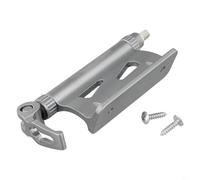 Aluminum Alloy Bicycle Front Fork Mount Rack Quick Release Bike Parking Bracket for Mountain Road Bikes Compact Wall Storage Stand with Screw Fix Slots Red(Titanium)