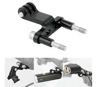 Aluminum Alloy Bicycle Front Headlight Mount Clip Bracket with 304 Stainless Steel Fastener Compatible with Bike Lamps and Flashlights Diameter 18 30mm (D )