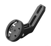 Aluminum Alloy Bicycle Light Mount Bracket for GORPO Headlight Base, CNC Machined Lamp Clamp Adapter with Hardware, Black Silver Bike Computer GPS