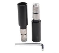 Aluminum Alloy Bike Handlebar Bar End Extensions, 10cm Stable Extender for 15-20mm Ported Handlebars, Compatible with Road MTB Folding Bikes