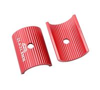 Aluminum Alloy Bike Handlebar Conversion Shim, 25.4mm to 31.8mm Metal Clamp Spacer Vertical Gasket(red-25.4mm to 31.8mm)