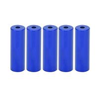 Aluminum Alloy Bike Shifting Cable Caps 4mm High Strength Lightweight Durable Shift Cable End Caps for Bicycle Gear Shifting Accessories 5 Pack (Blue)