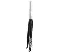 Aluminum Alloy Bikes Rigid Fork 700C Road Bikes Forks C Brake Bikes Front Fork 1-1/8" Straight Tube 9 * 100MM Quick Release Fork(Matte black)
