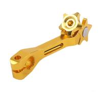 Aluminum Alloy Brake Lever Designed for Motorcycle Brake Rocker With Focus on Functional Reliability (SCYB-001-Gold)