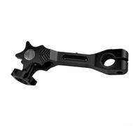 Aluminum Alloy Brake Lever Designed for Motorcycle Brake Rocker With Focus on Functional Reliability (SCYB-001 - Black)