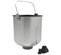 Aluminum Alloy Bread Machine Pan Replacement Bucket With Paddle Non Coating For Home Kitchen Baking Tools Black Color
