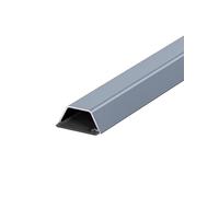 Aluminum Alloy Cable Hider Raceway Wire Cable Trunking Self Adhesive with Base(Blue,3x150cm)