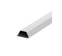 Aluminum Alloy Cable Hider Raceway Wire Cable Trunking Self Adhesive with Base(Silver,1.5x135cm)