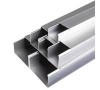 Aluminum Alloy Cable Management Channel, Self-Adhesive Trunking for Indoor and Outdoor Use, Durable and Versatile Solution